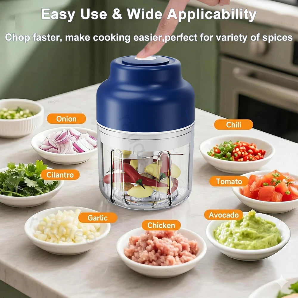 Picadora de Alimentos Eléctrica USB