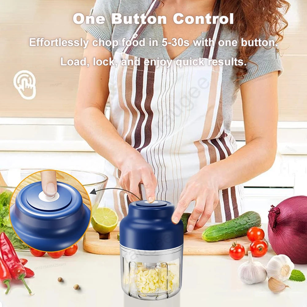 Picadora de Alimentos Eléctrica USB